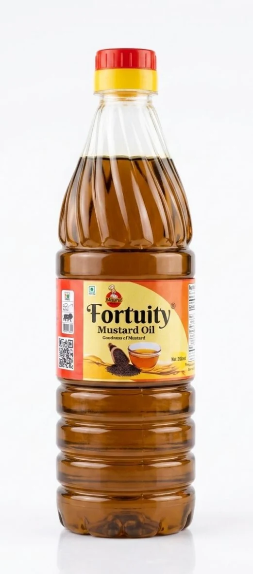 Fortuity Mustard Oil bottle